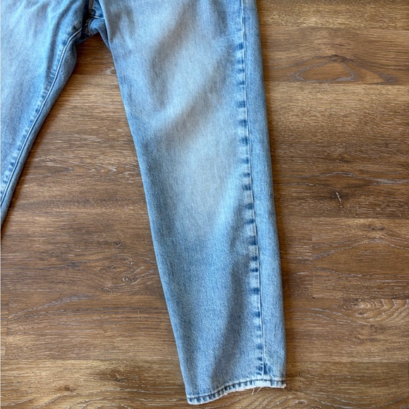 Good American THE WEEKENDER JEAN GGHNF235T Blue864 high rise loose leg sz 14/32 - Picture 6 of 11